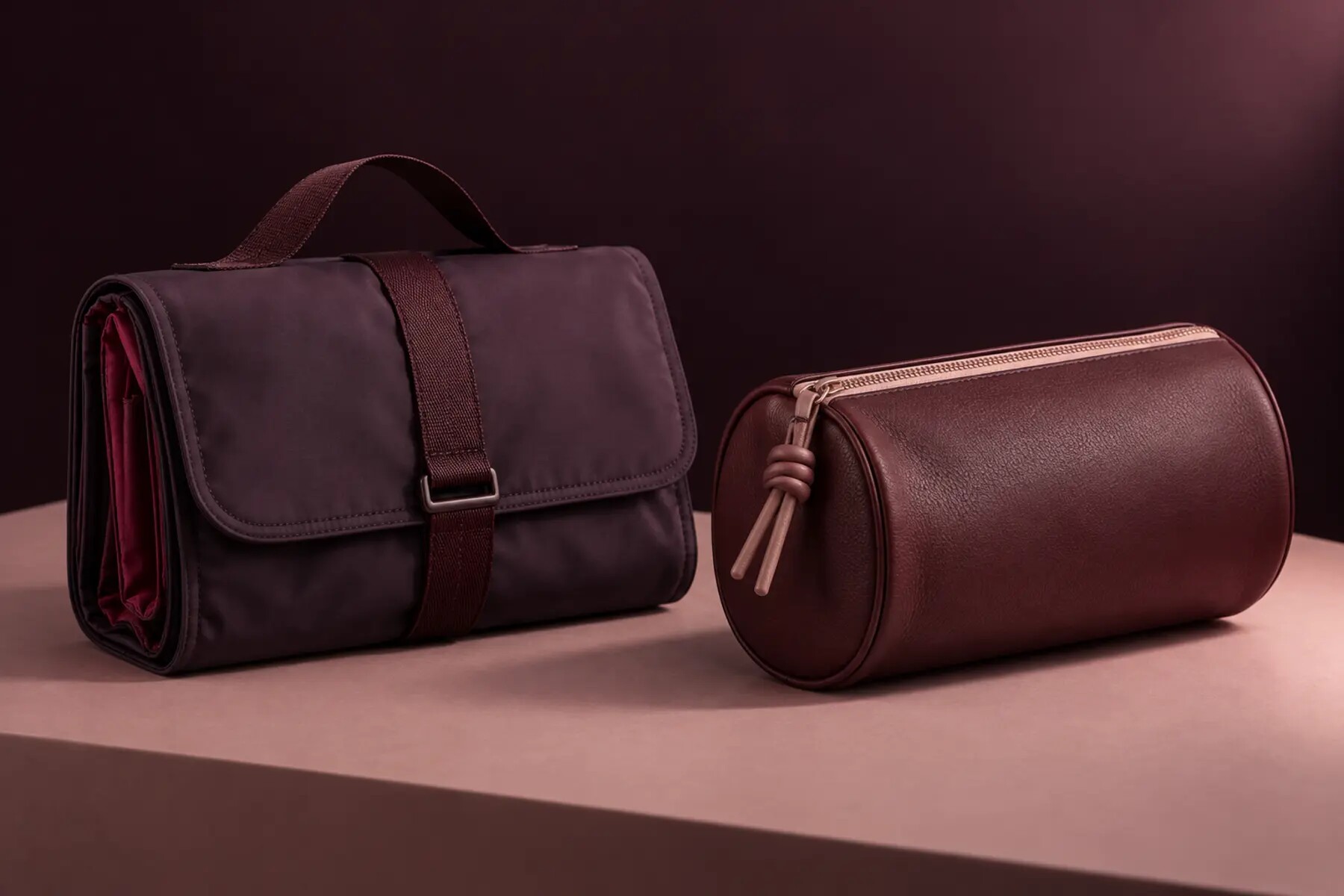 Midnight Fold Travel Organizer Valentine cosmetic bag design concept
